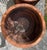 Terra Cotta Vintage Terracotta Cylinder Planters -Pair For Sale - Image 8 of 8