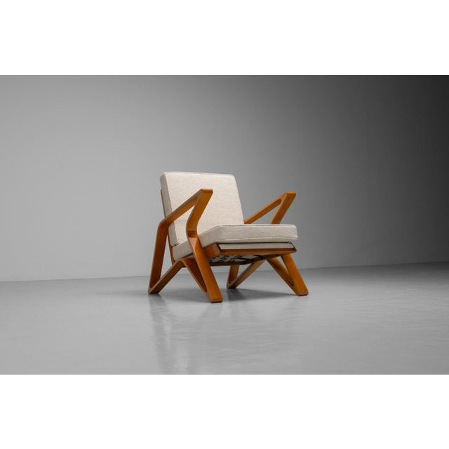 Lounge Chair from De Coene Frères, Belgium, 1950s For Sale - Image 3 of 15