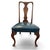 A set of eight dining chairs in the classic Queen Anne style. Solid mahogany with open figured backs, curved legs with...