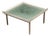1970s Modernist Aluminum Coffee Table For Sale