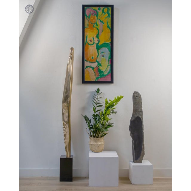 Roland Berger, Stele III, Basalt For Sale - Image 4 of 5