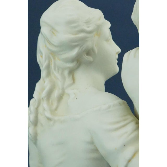 Art Nouveau Biscuit Sculpture Depicting Motherhood from Scheibe-Alsbach, Germany, Late 1800s For Sale - Image 16 of 18