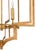 Antique gold leaf finish on iron, adjustable extension rod from 6" to 42", comes with one 6" rod and three 12" rods 22h x...