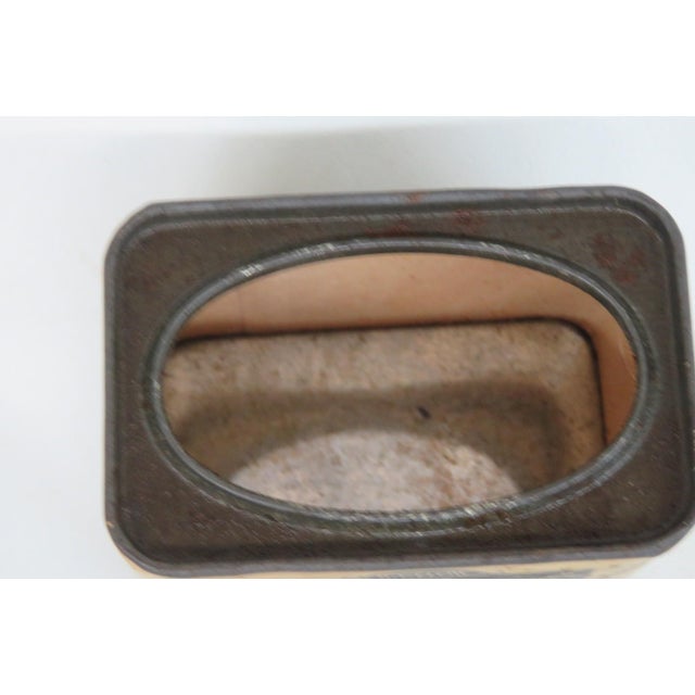 Mid-Century Modern Bigelow Constant Comment Tea Bag Tin Lidded Canister With Gold Foil Label 4905b For Sale - Image 3 of 12