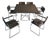 Arco Dining Set from Arnold Merckx, 1980s, Set of 7 For Sale