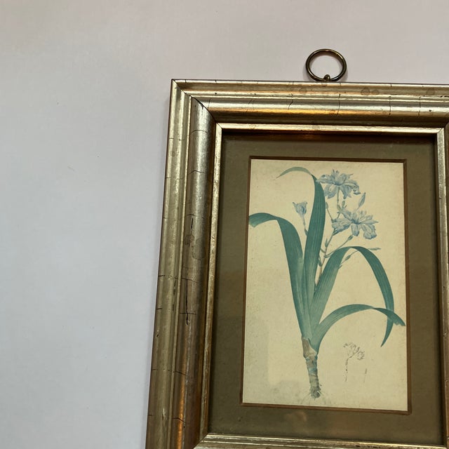 2 original approx 2 x 3.5 prints on paper matted and custom framed Overall size is approximately 6 x 7.25