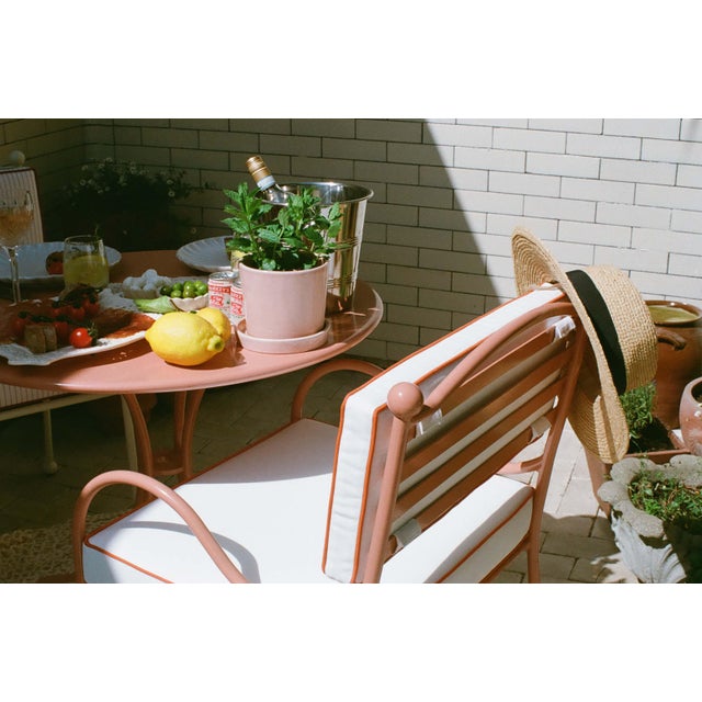 Contemporary Panarea Bistro Table in Gelato by Ceraudo For Sale - Image 3 of 6