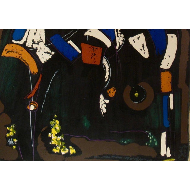 1970s Marino Marini "Bunter Reiter Ii" Large Original Colors Lithograph 1976 Reproduction Print For Sale - Image 5 of 7