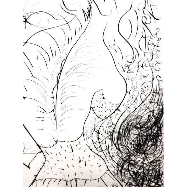 Salvador Dali - Venus in Furs - Original Stamp-Signed Etching 1968 For Sale - Image 4 of 9