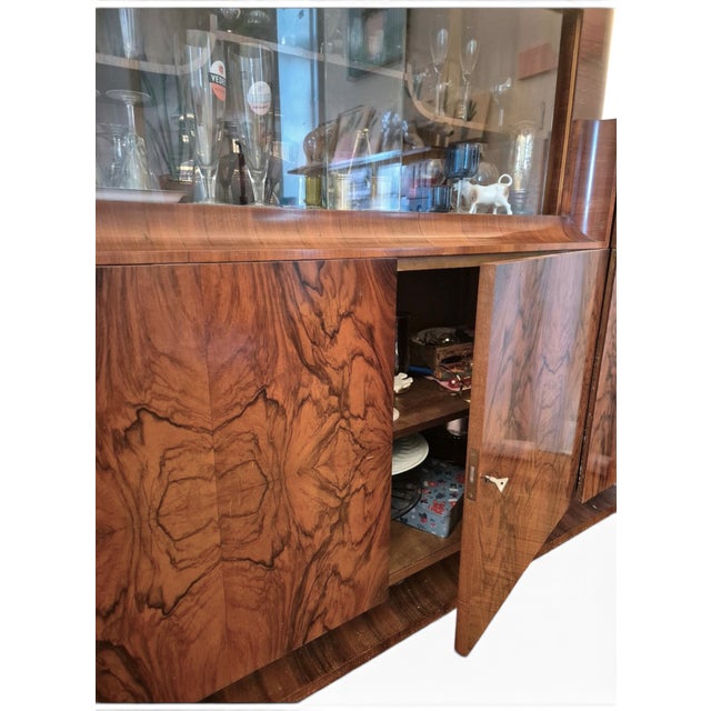 Brown Art Deco Paul Dining Table and Chairs from De Coene Frères, Kortrijk, 1936, Set of 7 For Sale - Image 8 of 9