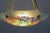 Art Deco Enameled Glass Four-Light Pendant Chandelier from Loys Lucha, 1930s For Sale - Image 4 of 18