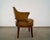 1960’s Mid-Century Modern Leather & Walnut Swivel Armchair For Sale In Los Angeles - Image 6 of 12