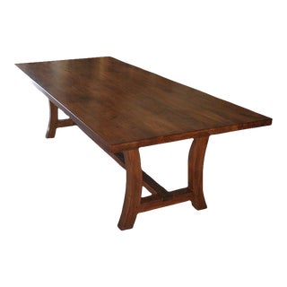 Walnut Dining Table by Petersen Antiques For Sale