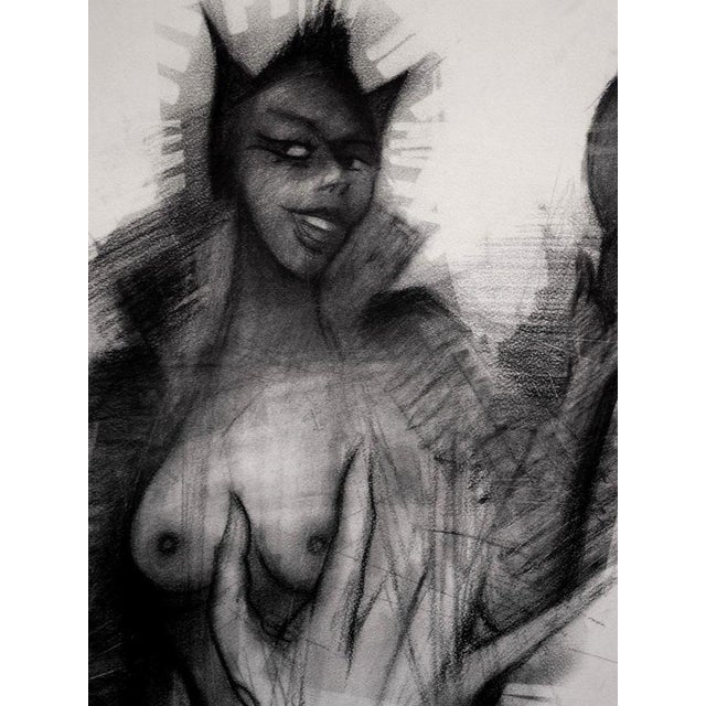 Sacha Chimkevitch, Nude Star of Desire, Pastel Drawing For Sale - Image 5 of 7