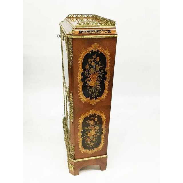 Antique Marquetry Children's Bureau Secretary For Sale - Image 4 of 12