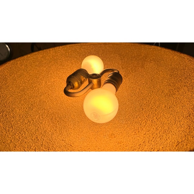 Monumental Maitland-Smith Faux Bamboo Brass Rams Head Torchère Floor Lamp For Sale - Image 11 of 14