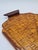 Brown Mid-20th Century Wooden Tray with Geometric Inlay and Handles, 1950s For Sale - Image 8 of 9