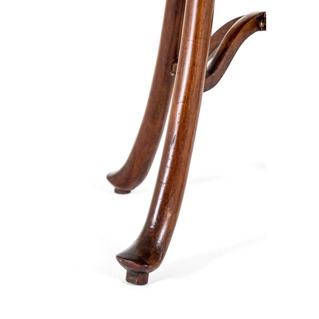 Art Nouveau Wine Table in Oak For Sale - Image 11 of 12