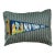 New York Nyc Vintage Pennant on New Woven Throw Pillow For Sale