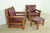 Mission Stickley Mission Oak Arts & Crafts Eastwood Lounge Chairs With Ottoman For Sale - Image 3 of 14