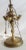 Farmhouse Converted Brass Oil Lamp For Sale - Image 3 of 7