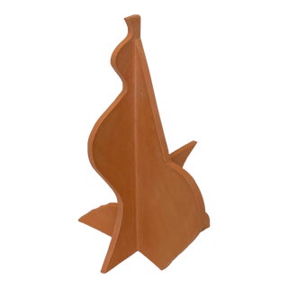 Contemporary Slab Built Abstract Ceramic Sculpture For Sale