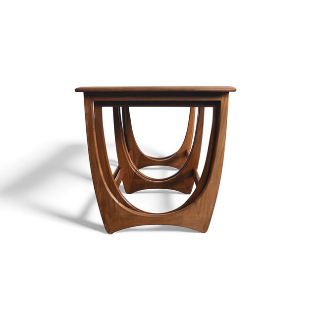 G Plan Mid 20th Century Set of Long G Plan Astro Nesting Tables For Sale - Image 4 of 8