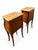 Louis XV Bedside Tables with Floral Marquetry, 1890s, Set of 2 For Sale - Image 6 of 11
