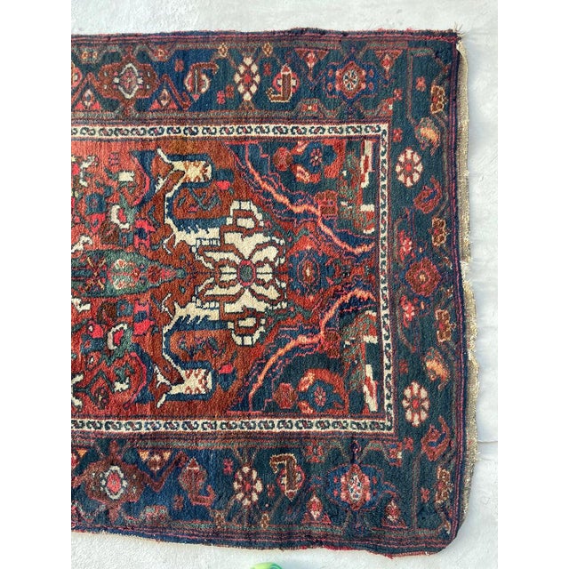 Antique Persian Malayer Over-sized Extra Long Beautiful Cypress Tree Runner Rug 3.4 x 17 For Sale - Image 10 of 17