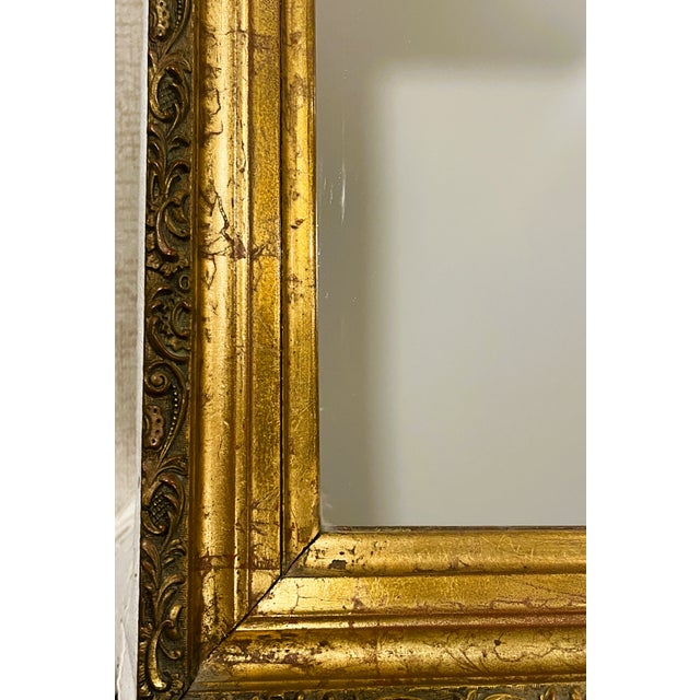 Gold Antique Giltwood Mirror For Sale - Image 8 of 11