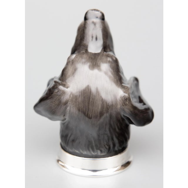 English Staffordshire Great Dane Dog Equestrian Stirrup Cup For Sale In Houston - Image 6 of 9