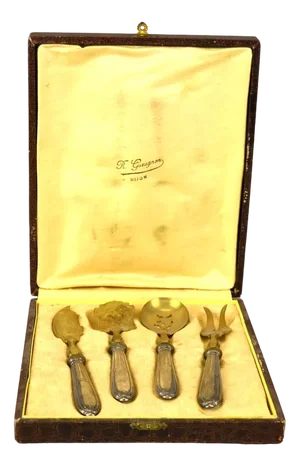 Vintage French Table Centrepiece Set, Set of 4