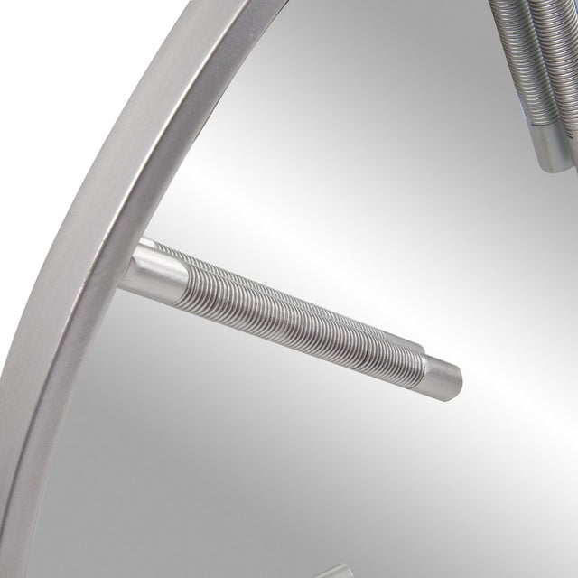 Kenneth Ludwig Chicago Boulon Round Mirror For Sale - Image 4 of 7