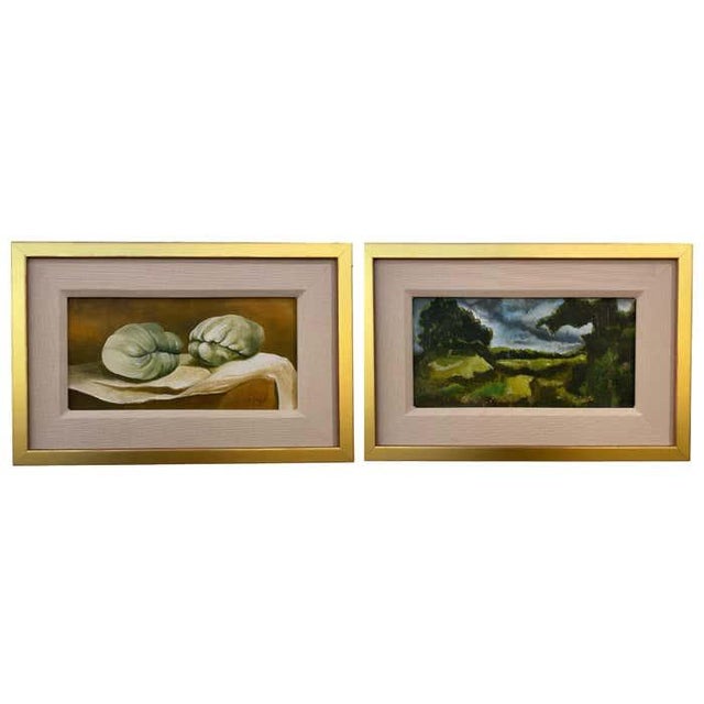Asparagus Impressionist Still-Life Oil Paintings by David Segel For Sale - Image 8 of 9