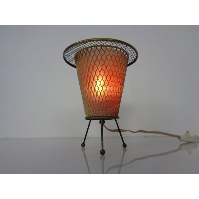 1950s Metal Tripod Table Lamp, Germany, 1950s For Sale - Image 5 of 18