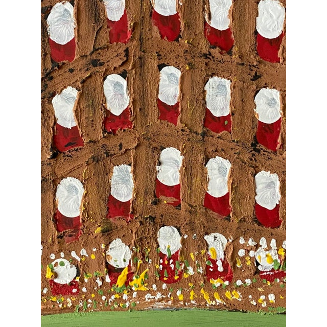 1990s Jimmy Lee Sudduth Folk Art Painting With Mud For Sale - Image 9 of 13