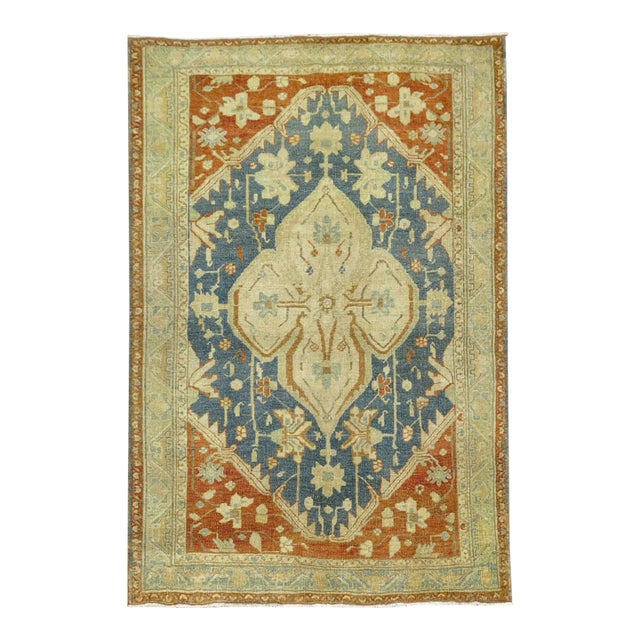 Vintage Jozan Sarouk - 3'6" x 4'10" For Sale