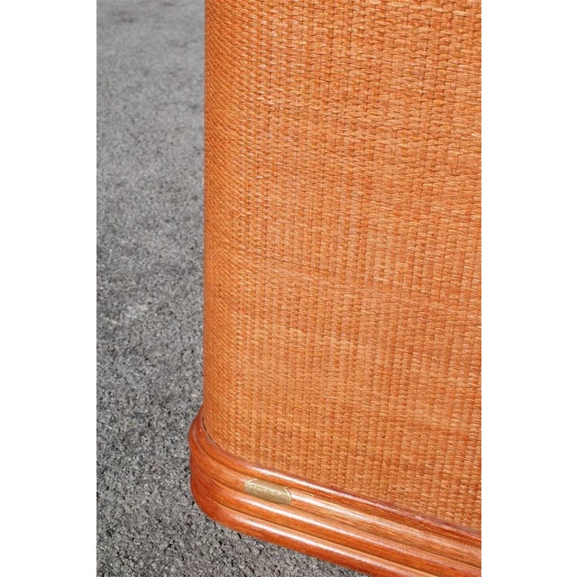 Bamboo & Wood Sideboard from Roberti Rattan, Italy, 1970s For Sale - Image 3 of 16