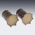 Brown Antique Japanese Meiji Inlaid Bronze Cylindrical Brush Pots, 19th Century, Set of 2 For Sale - Image 8 of 18