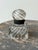 Vintage Swirling Cast Glass + Metal Inkwell, Circa Late 19th - Early 20th Century For Sale - Image 9 of 13