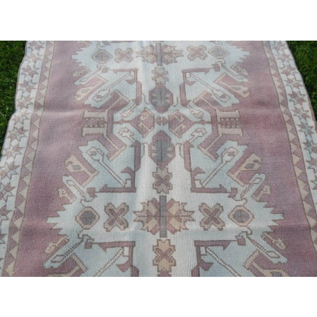 Vintage Turkish Kars Rug 3′11″ × 5′6″ For Sale - Image 4 of 10