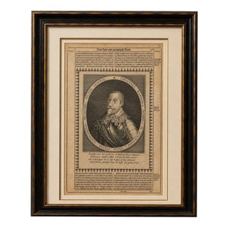 Johann Banér, Swedish General of the Thirty Years War, 1640, Engraving For Sale