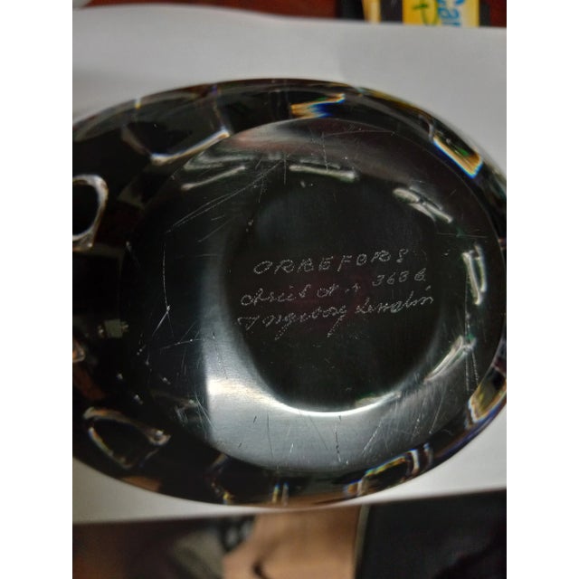 1950s Ingeborg Lundin for Orrefors, Arial Bowl Scandinvian Glass For Sale - Image 11 of 12