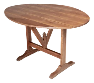 French Wine Tasting Tilt Top Table