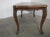 Brown Walnut Table with Turned Legs, 1950s For Sale - Image 8 of 13