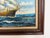 Original Signed Oil Painting Sailing Ship at Sea Maritime Seascape Framed For Sale - Image 11 of 12