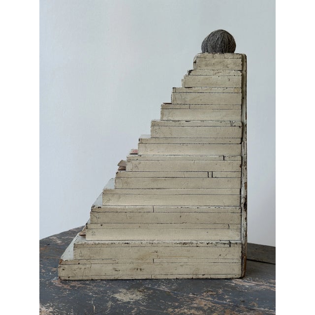 Vintage Folk Art Graduated Shop Bag Stand, Circa 1940s For Sale - Image 9 of 15