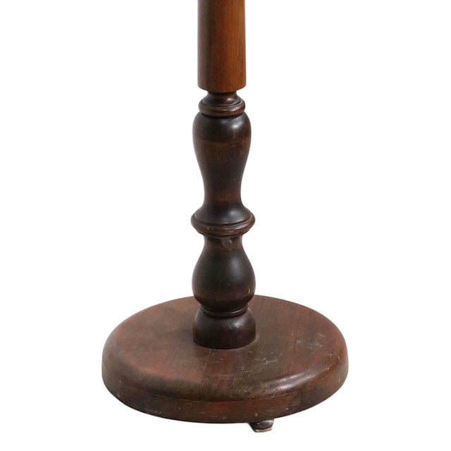 Early 20th Century Turn of the Century Turned Wood Floor Lamp For Sale - Image 9 of 10