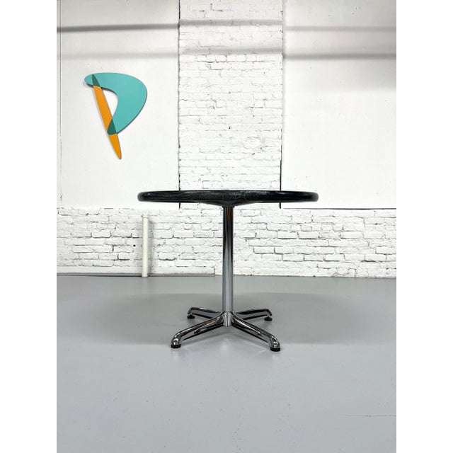 Dark Gray Small Cerused Table by Charles & Ray Eames for Herman Miller For Sale - Image 8 of 12