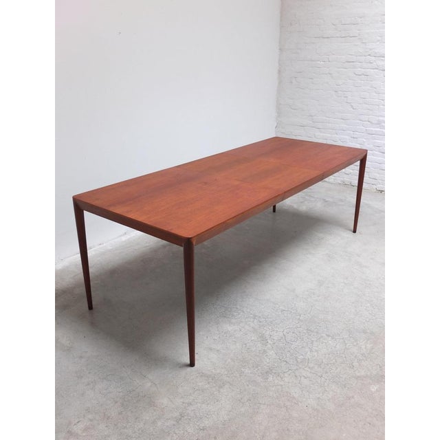 Extendable Dining Table by Erik Riisager Hansen for Haslev, 1960s For Sale - Image 15 of 18